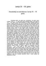 Referāts 'Latvija 20.–30.gados', 1.