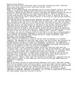 Eseja 'Organiztional Behavior', 1.