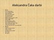 Prezentācija 'Aleksandrs Čaks', 8.