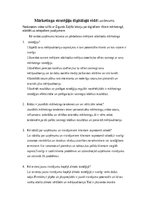 Konspekts 'Mārketinga stratēģija digitālajā vidē', 1.