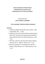 Konspekts 'Ievads specialitātē. Sabiedrisko attiecību izaicinājumi', 1.