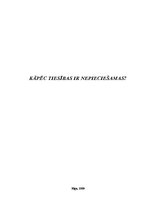 Eseja 'Kāpēc tiesības ir nepieciešamas', 1.