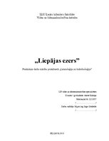 Prezentācija 'Liepājas ezers', 1.