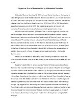 Konspekts 'Report on "Law of Three Denials" by Alexandra Marinina', 1.