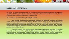 Prezentācija 'Robežapsardzības informācijas sistēma "Rais 2009"', 6.