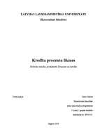 Referāts 'Kredīta procentu likmes', 1.