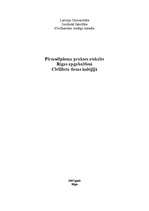 Prakses atskaite 'Pirmsdiploma prakses atskaite Rīgas apgabaltiesas Civillietu tiesas kolēģijā', 1.