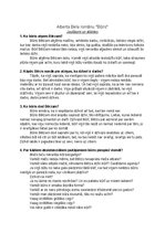 Konspekts 'Alberta Bela romāns "Būris"', 1.