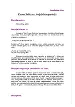 Eseja 'Vizmas Belševicas dzejoļa interpretācija', 1.