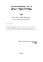 Konspekts 'Demokrātisko režīmu salīdzinošā analīze', 1.