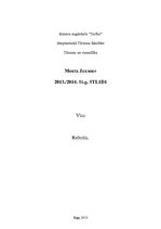 Referāts 'Pārtikas produkta raksturojums - vīns', 1.