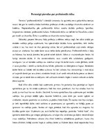 Eseja 'Personīgā pieredze profesionālajā ētikā', 1.