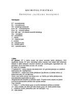 Konspekts 'Krimināltiesības. Eksāmena jautājumi', 1.