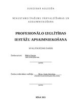 Diplomdarbs 'Profesionālo izglītības iestāžu apsaimniekošana', 2.