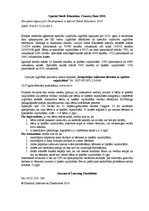 Referāts 'Jaunākās literatūras speciālajā pedagoģijā analīze', 2.