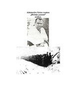 Referāts 'Aleksandra Grīna romāna "Dvēseļu putenis" analīze', 1.