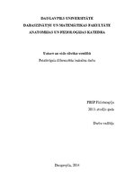 Referāts 'Uzturs un vide cilvēka veselībā', 1.
