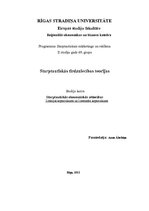 Konspekts 'Starptautiskās tirdzniecības teorijas', 1.