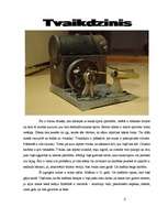 Konspekts 'Tvaika dzinējs', 1.