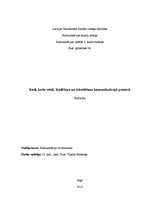 Referāts 'Kodi, kodu veidi. Kodēšana un atkodēšana komunikatīvajā procesā', 1.