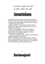 Konspekts 'Sudrabs', 6.