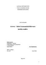 Diplomdarbs 'Arrova – Debrē ekonomiskā līdzsvara modeļa analīze', 1.