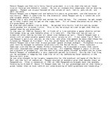 Eseja 'Ronald Reagan and His Presidency', 1.