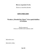 Diplomdarbs 'Viesnīcas "Elounda Bay Palace" viesu apmierinātības izvērtējums', 1.