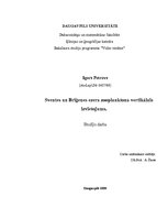 Referāts 'Sventes un Briģenes ezera zooplanktona vertikālais izvietojums', 1.