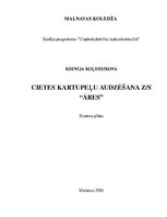 Biznesa plāns 'Cietes kartupeļu audzēšana ZS "Āres"', 1.