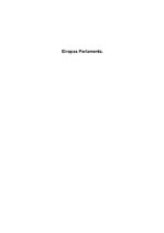 Referāts 'Eiropas Parlaments', 1.