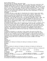 Eseja 'Missile Defense Agency; Needs Assessment for Quality Improvement ', 1.