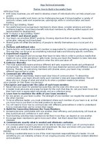 Konspekts 'How to Build a Successful Team', 1.