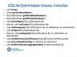 Prezentācija 'SQLiteOpenHelper klases lietošana', 7.
