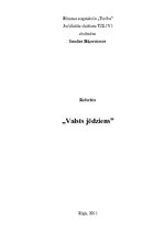 Referāts 'Valsts jēdziens', 1.