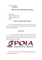 Konspekts 'New Salon Presentation', 1.