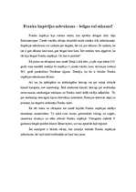 Eseja 'Franku impērijas sabrukums – beigas vai sākums?', 1.