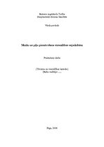 Konspekts 'Muižu un piļu piemērošana viesmīlības vajadzībām', 1.