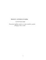 Referāts 'Pirmsskolas izglītības iestādes un vecāku sadarbība - projekts "pedagogs - bērns', 1.