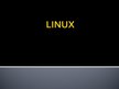 Prezentācija 'Linux', 1.