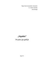 Referāts 'Sigulda', 1.