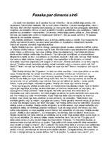 Eseja 'Pasaka par dimanta sirdi', 1.