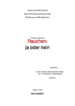 Referāts 'Rauchen: ja oder nein', 1.