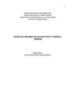 Diplomdarbs 'Dubultās rezidences kompānijas nodokļu režīmi', 1.