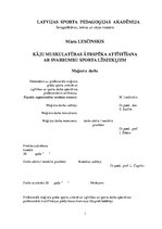 Diplomdarbs 'Kāju muskulatūras ātrspēka attīstīšana ar svarbumbu sporta līdzekļiem', 1.