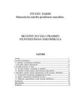 Referāts 'Skolēnu sociālo prasmju pilnveidošana sākumskolā', 1.