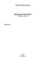 Konspekts 'Džuzepe Arčimboldo - sirreālisma klasiķis', 1.