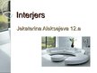 Prezentācija 'Interjers', 1.
