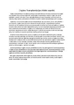 Eseja 'Orgānu Transplantācijas ētiskie aspekti', 1.