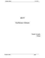 Referāts 'Gulbenes vēsture', 1.